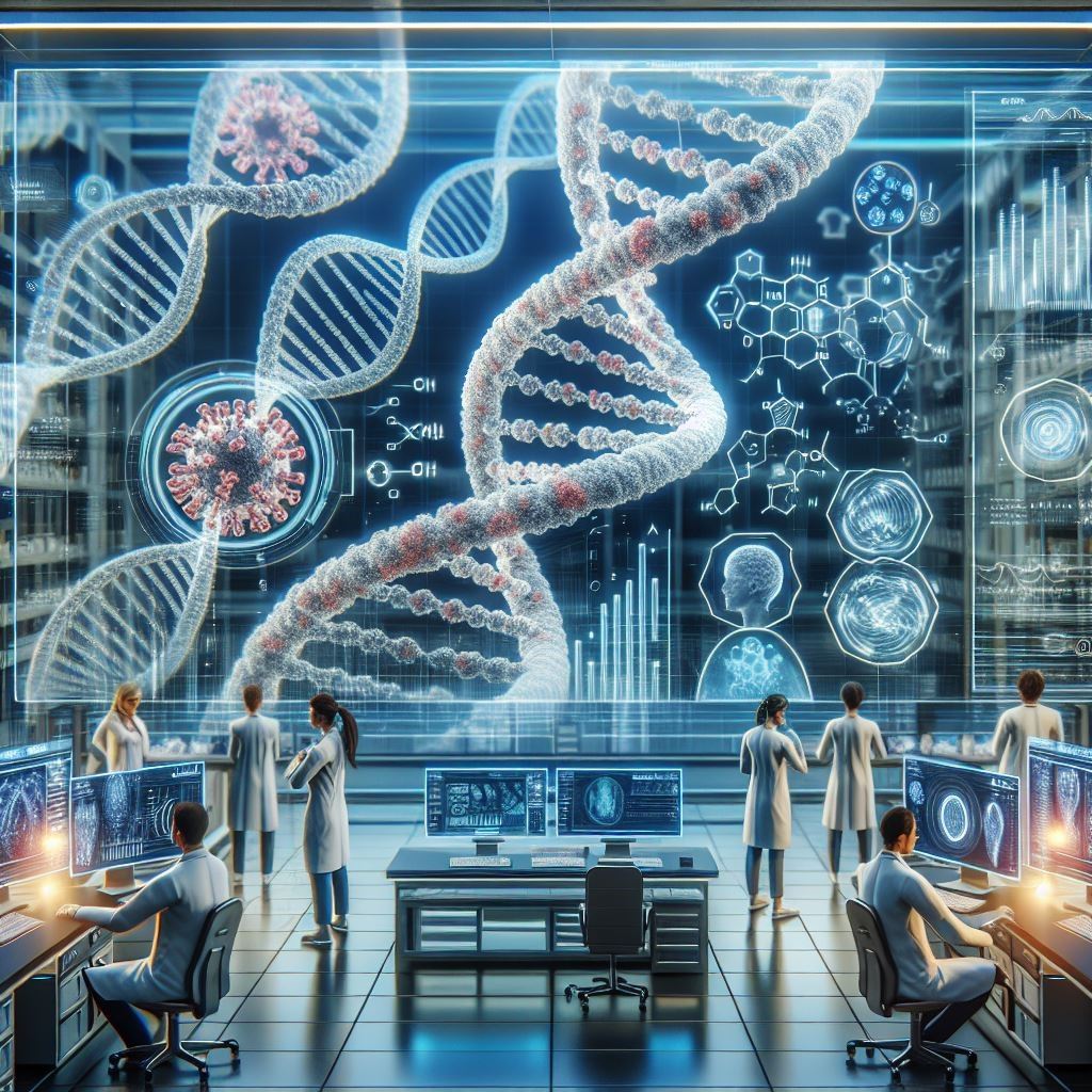 Genomic research lab