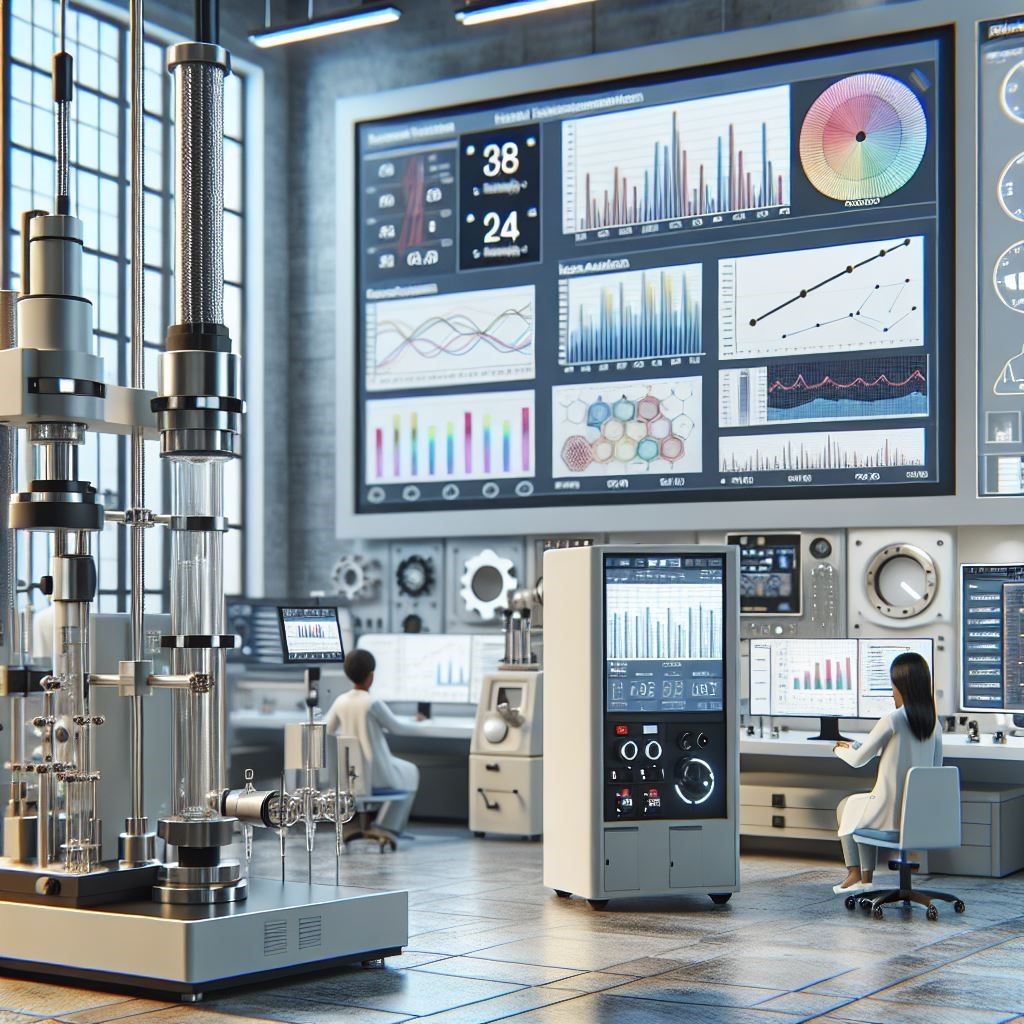 Lab with researchers and advanced equipment