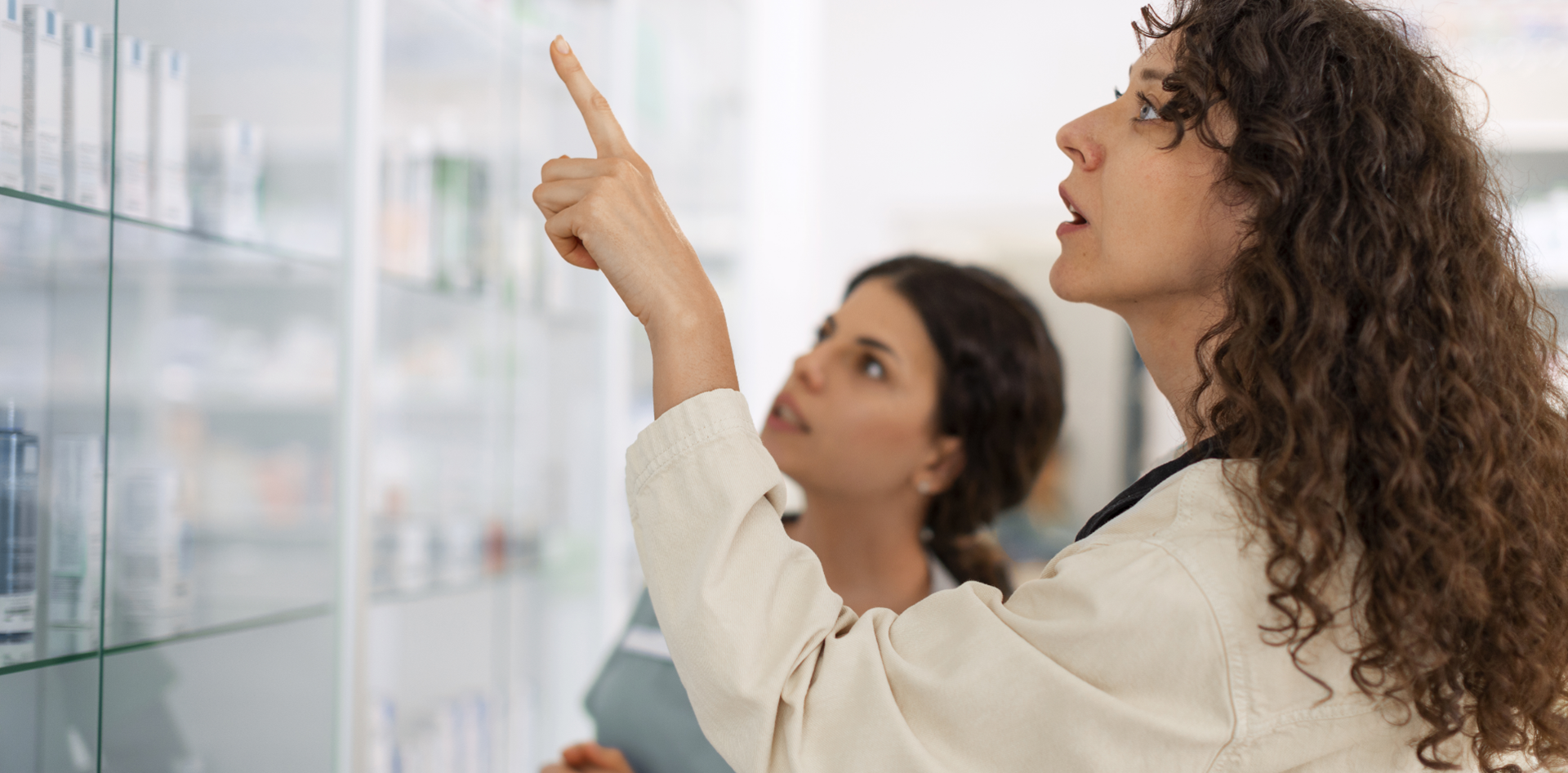 Researchers in a lab